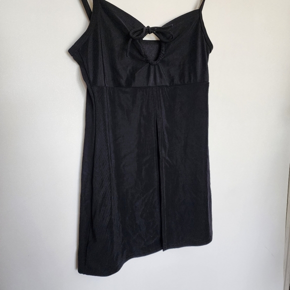 Vintage y2k black open split tank top - Picture 7 of 12